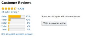 Align reviews rating Amazon