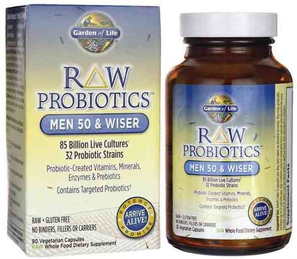 garden of life raw probiotics for men over 50