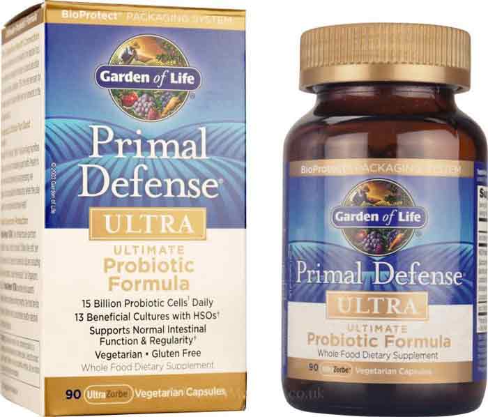 garden of life primal defense ultra probiotic formula