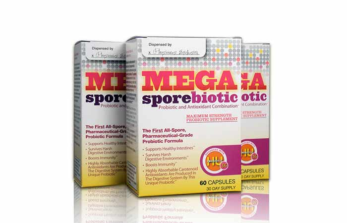 Megasporebiotic packaging